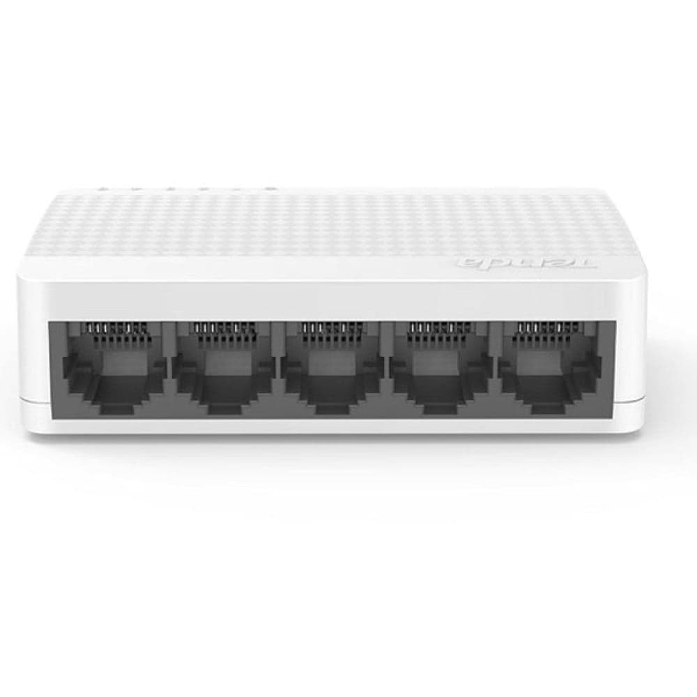 Switch Ethernet Desktop Compatto 5 Porte 10/100 Mbps Bianco, S105 - Tenda I-SWHUB S105