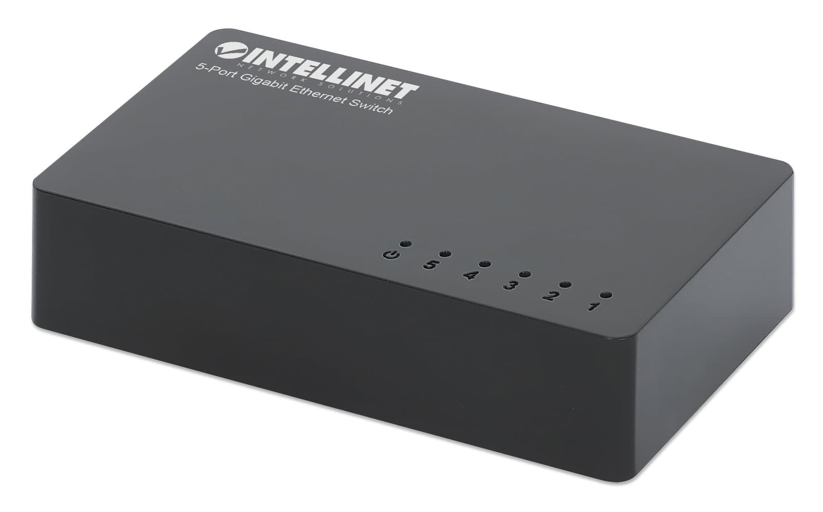 Switch Gigabit Ethernet 5 porte - Intellinet I-SWHUB SG105E