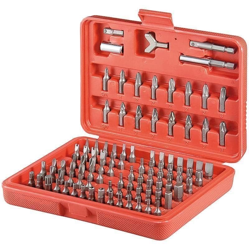 Set Inserti per Avvitatori 100 Pezzi in Valigetta - Fixpoint I-TOOL-100