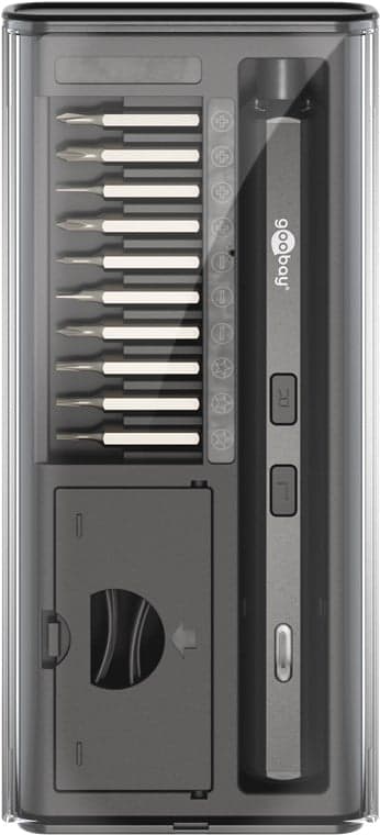 Set Cacciavite Elettrico con 20 Punte di Precisione - Goobay I-TOOL-ES20