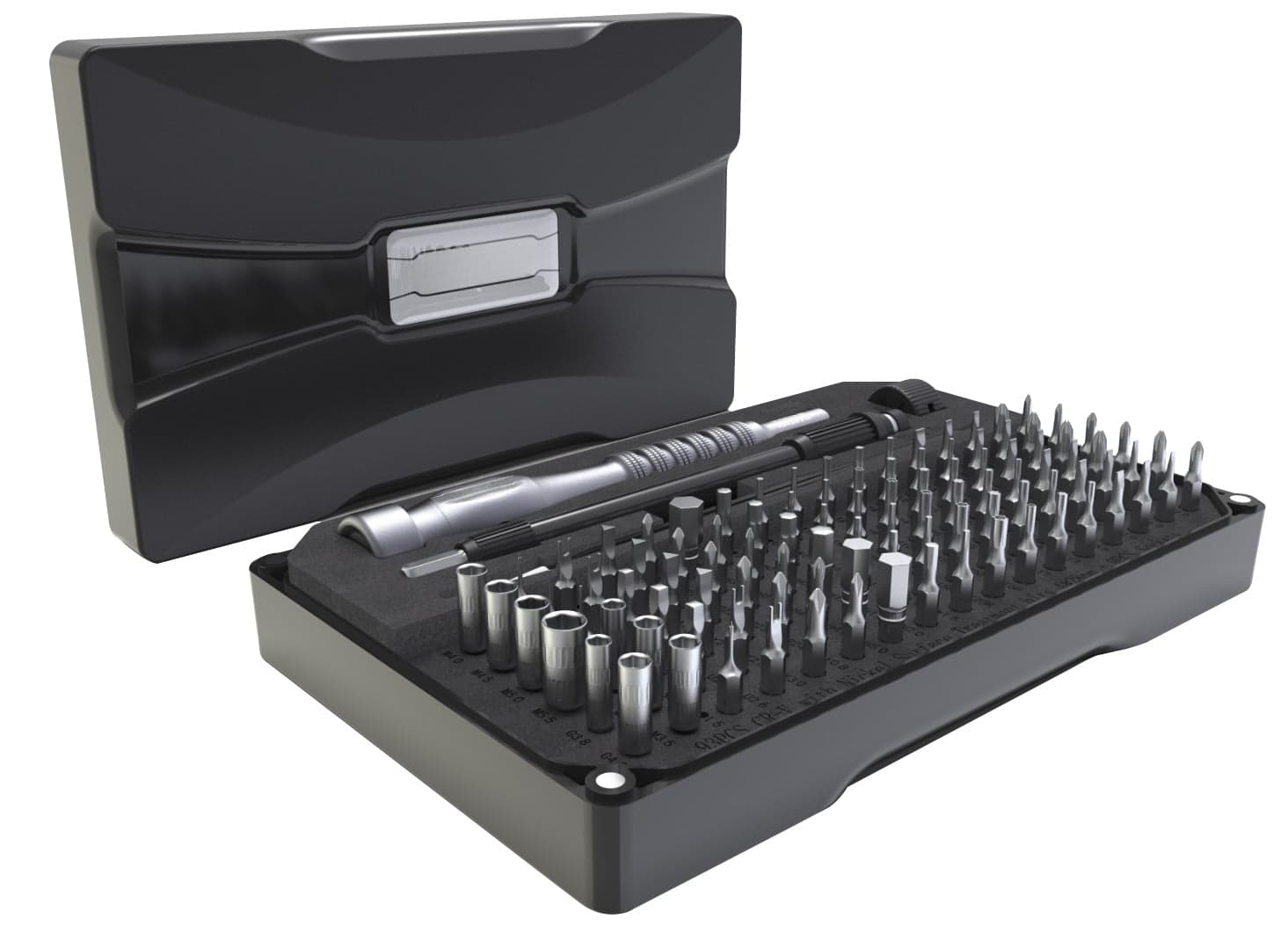 Set 106 pezzi Cacciavite Bussole e Punte Professionali - Techly NP I-TOOL-SC106