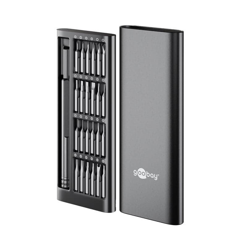 Set Cacciavite con 24 Punte di Precisione - Goobay I-TOOL-SC24