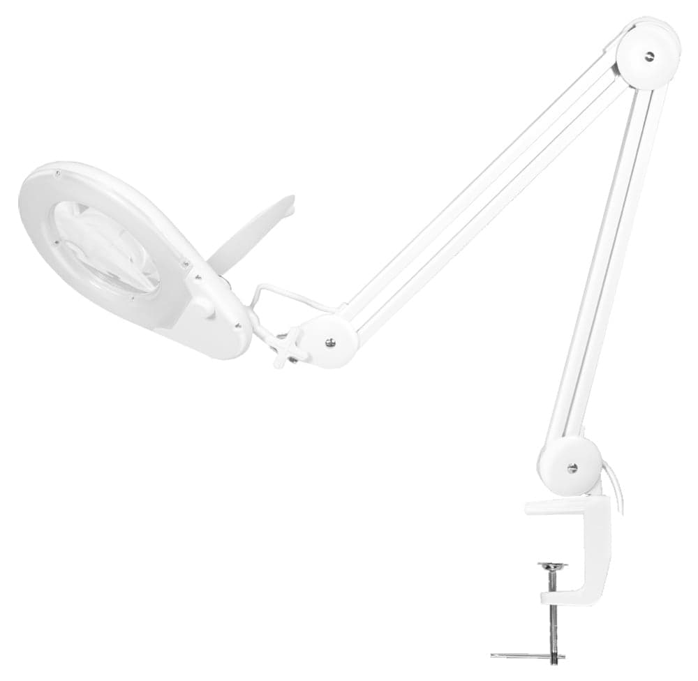 Lampada LED con Lente d'Ingrandimento 5 Diottrie Attacco a Morsetto - Logilink I-TOOL-SD-058