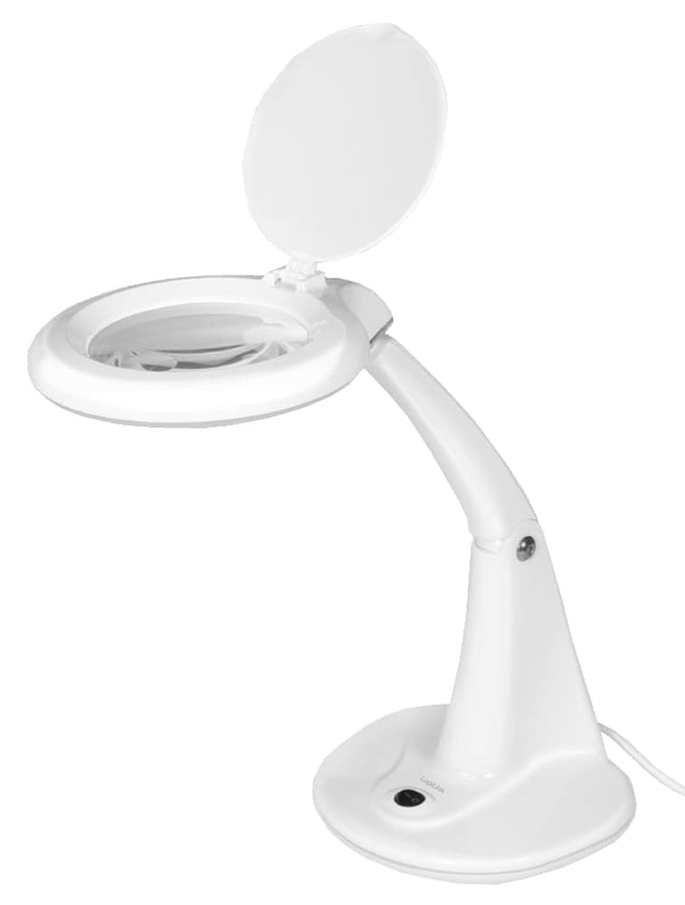Lampada LED da Tavolo con Lente d'Ingrandimento 3 e 12 Diottrie - Logilink I-TOOL-SD-059