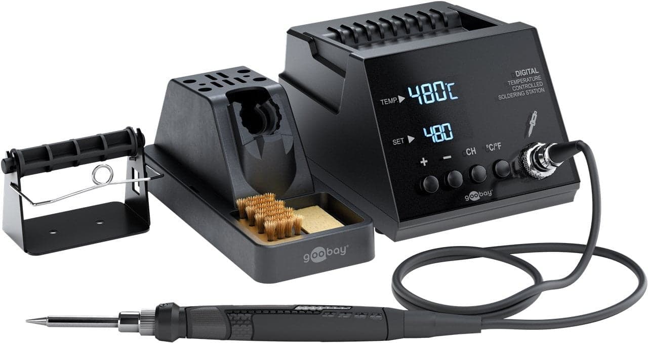 Stazione di Saldatura Digitale 70W 480°C - Goobay I-TOOL-SD-70W