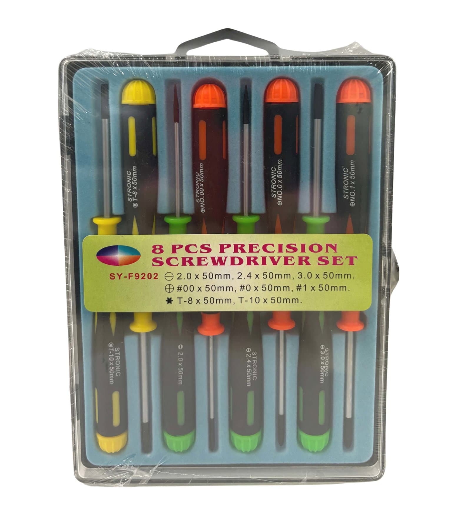 Set di 8 Cacciaviti di Precisione a Taglio Croce Torx - Manhattan I-TOOL-SD-9204