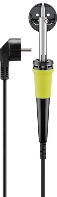 Kit per Saldatura 2 Pezzi con Stagnatore 60 Watt e Supporto e Punte Saldanti - Goobay I-TOOL-SD-K906