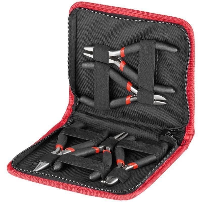 Set 5 Pinze con Manici Isolati 125mm - Goobay I-TOOL-SP-115