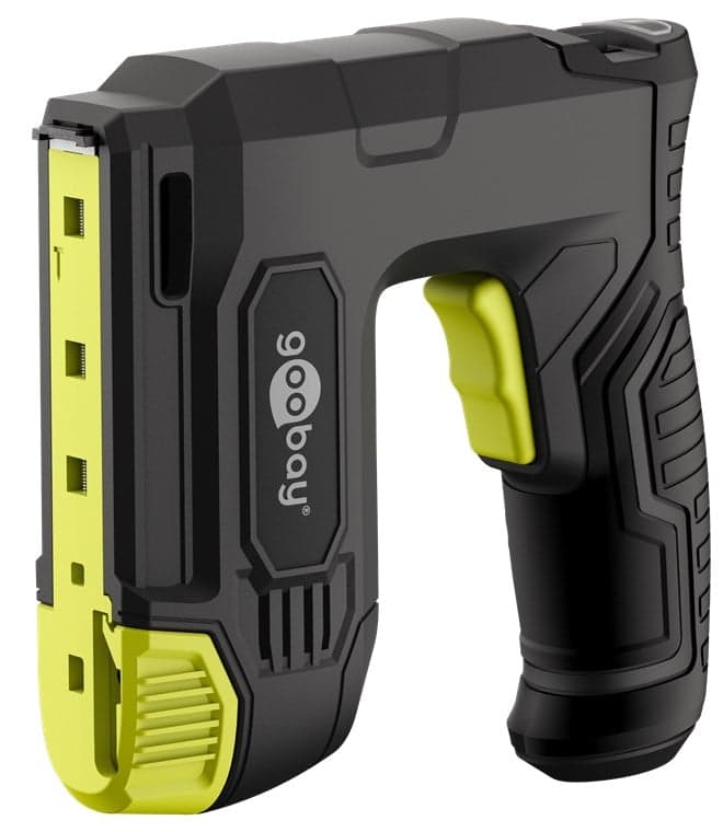 Graffettatrice Sparachiodi Elettrica 2in1 a Batteria - Goobay I-TOOL-STAPLE