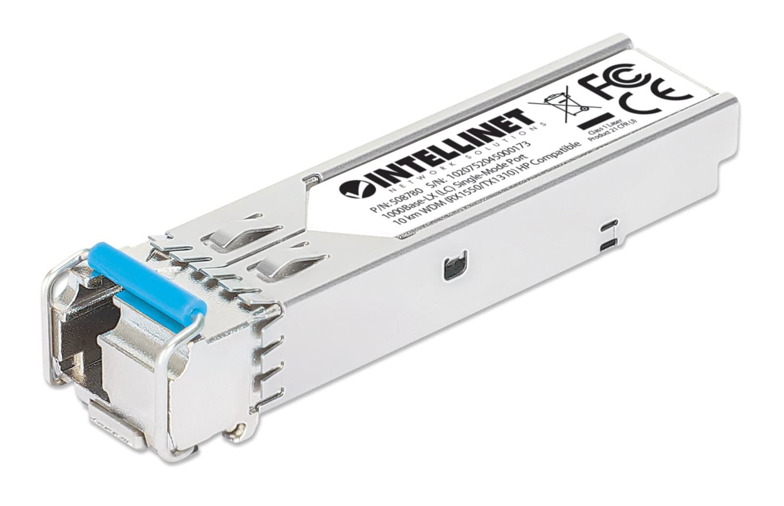Transceiver Gigabit Fibra Ottica LC WDM Bidirezionale SFP - Intellinet I-TX-MGBIC-WDMHA