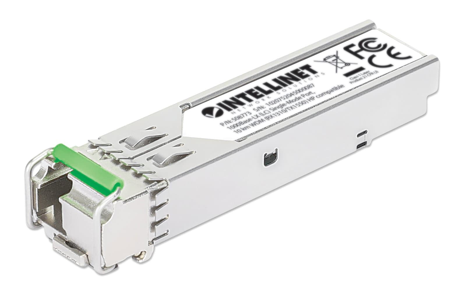 Transceiver Gigabit Fibra Ottica LC WDM Bidirezionale SFP - Intellinet I-TX-MGBIC-WDMHB