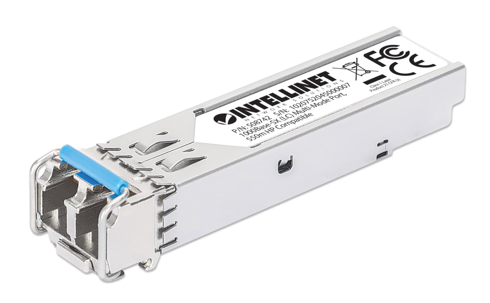Transceiver Gigabit Fibra Ottica LC Duplex SFP - Intellinet I-TX-MGBIC006H