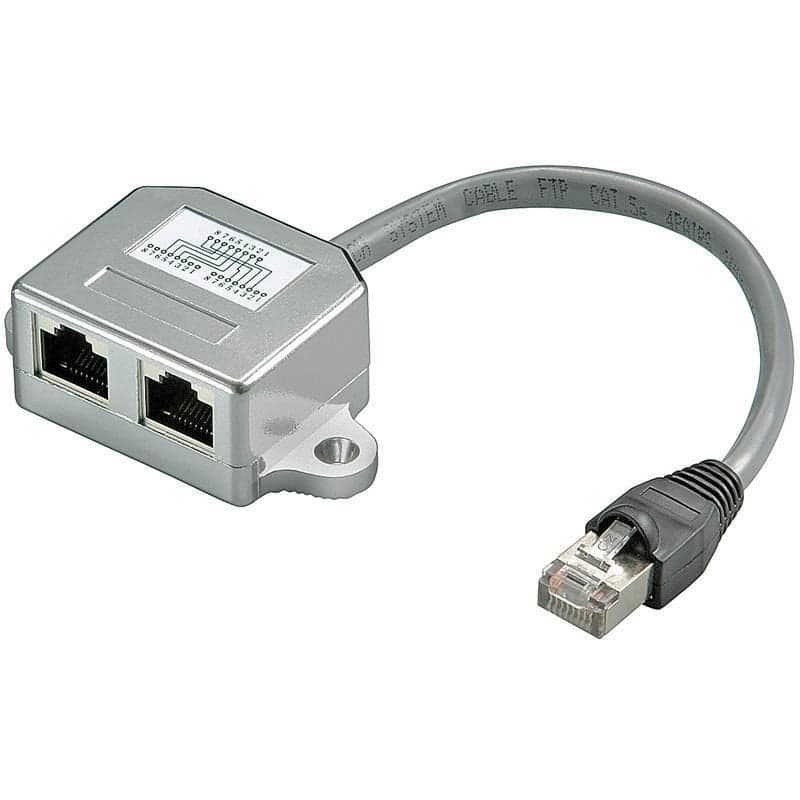 Sdoppiatore Telefonico RJ45 Maschio/2 Femmine 15cm - Intellinet I-UAD ADAP-C3