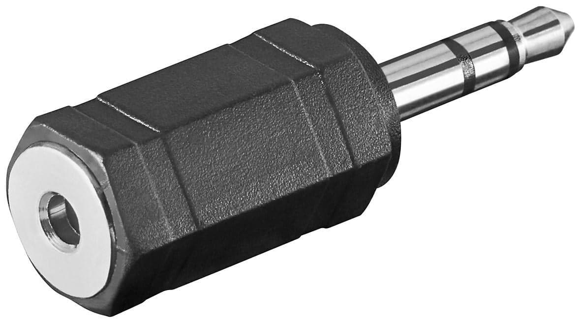 Adattatore audio 3.5mm M a 2.5mm F - Goobay IADAP AU-229