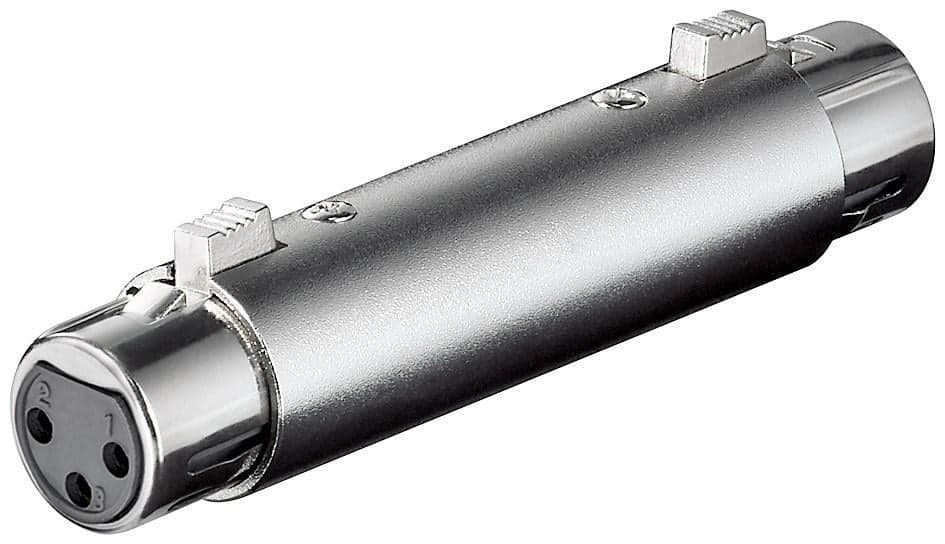 Adattatore XLR Cannon Femmina/Femmina 3P - Goobay IADAP AU-XLR-459