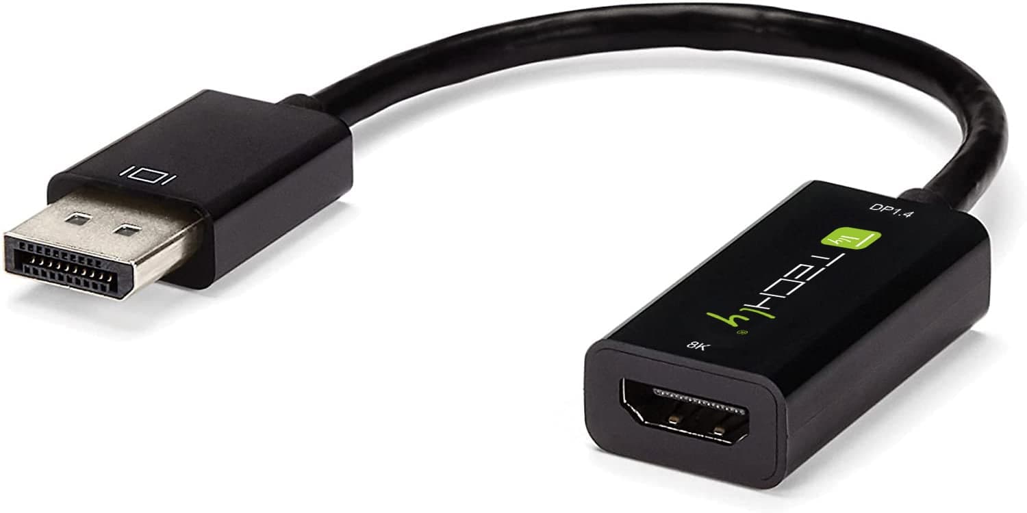 Adattatore DisplayPort 1.4 a HDMI 8K Attivo Nero - Techly IADAP DP-HDMIF8K