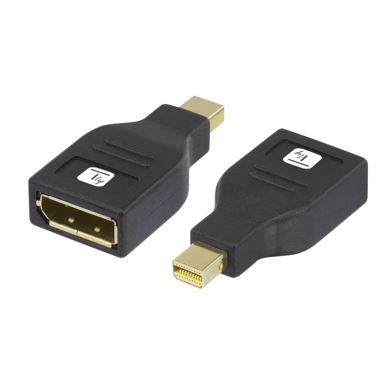 Adattatore Mini DisplayPort M (Thunderbolt)/DisplayPort F 4K Nero - Techly IADAP DP-MDP2