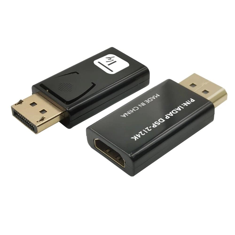 Adattatore Convertitore da DisplayPort DP 1.2 a HDMI 4K 60Hz Nero - Techly IADAP DSP-2124K