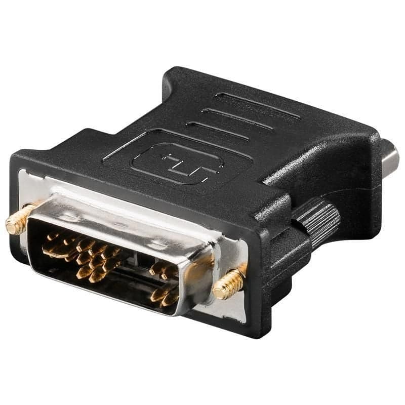 Adattatore Video Analogico DVI Maschio / VGA Femmina Nero - Manhattan IADAP DVI-8600