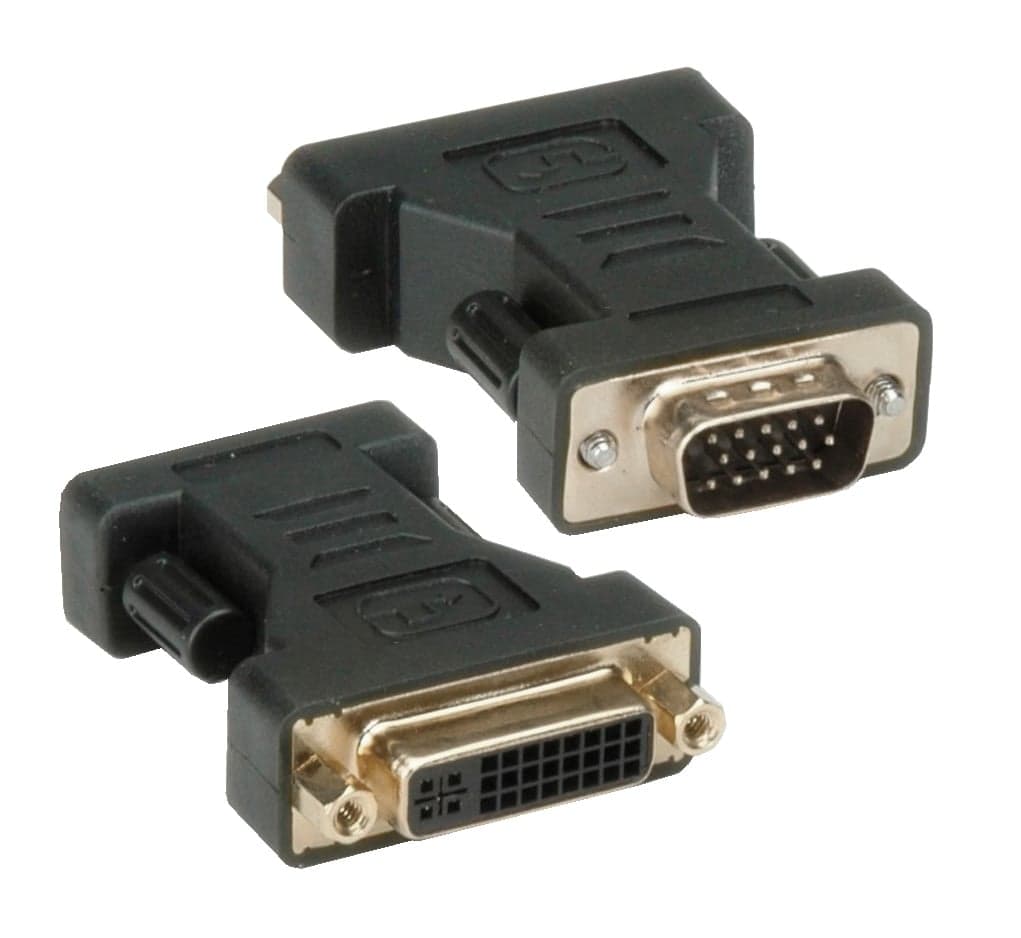 Adattatore DVI Analogico F a VGA M - Techly IADAP DVI-9100