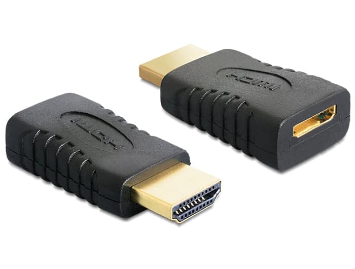 Adattatore HDMI-A maschio a HDMI-C femmina nero - Delock IADAP HDMIMC-HDMI