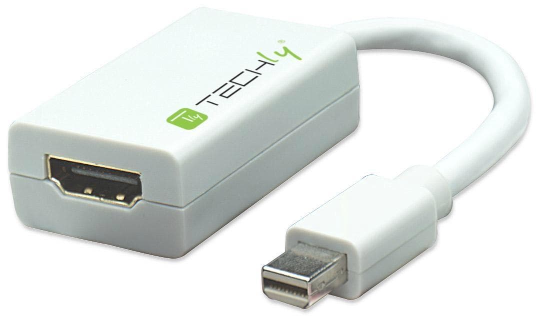 Adattatore Mini DisplayPort (Thunderbolt) 1.1 / HDMI 15cm Bianco - Techly IADAP MDP-HDMIF