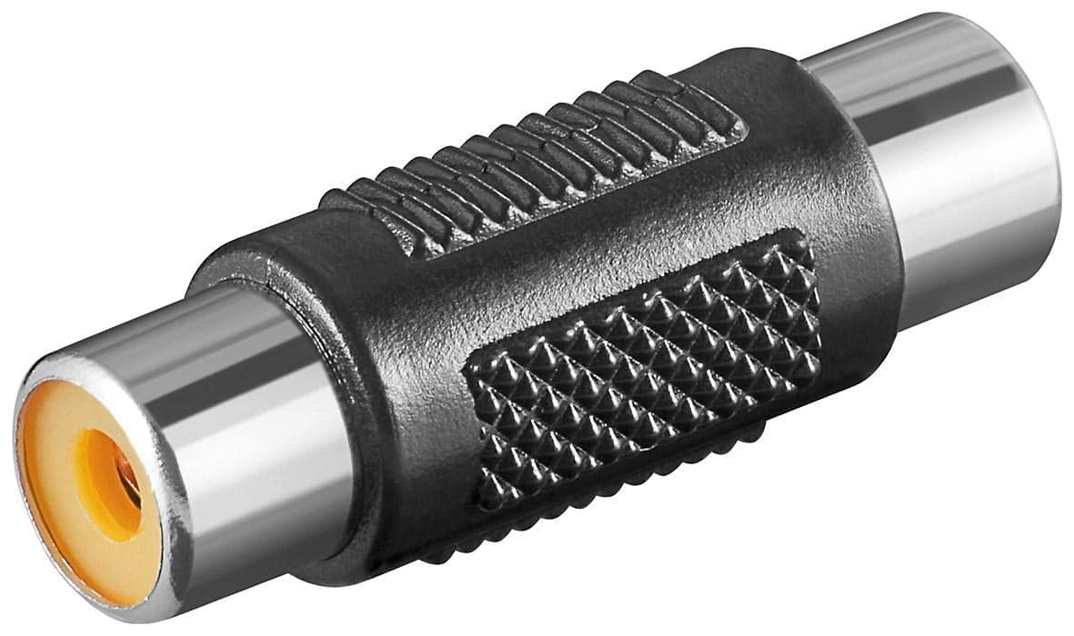 Adattatore audio singolo RCA femmina/femmina - Goobay IADAP RCA-F/F