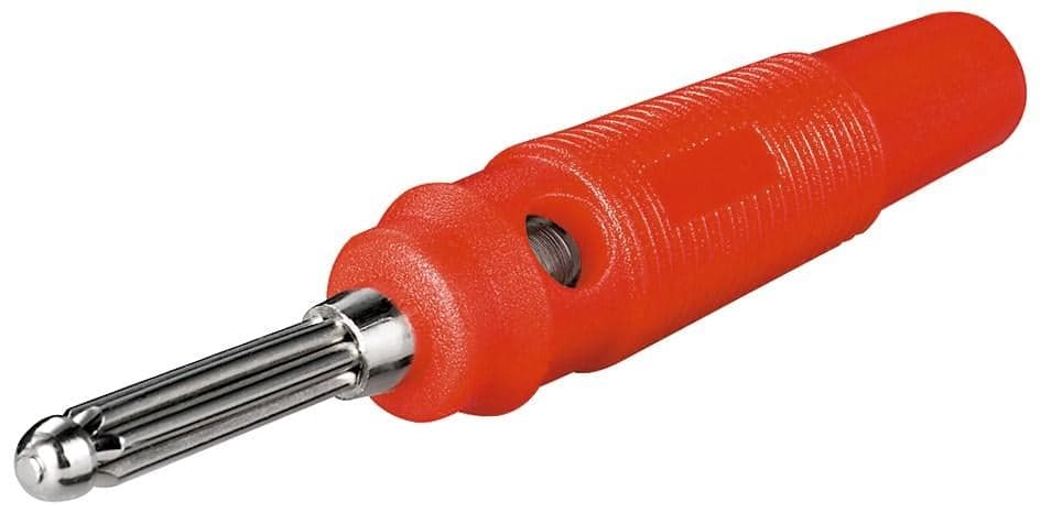 Inseritore Presa Banana per 4mm Rosso - Goobay IADAP RUBB-R