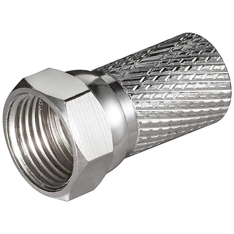 Connettore F per Cavo Antenna Diametro 7 mm - Goobay IADAP SAT-011