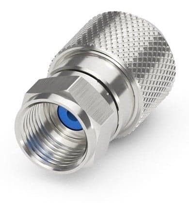 Confezione 10 Adattatori F per Cavi 6,8/7mm - Goobay IADAP SAT-019