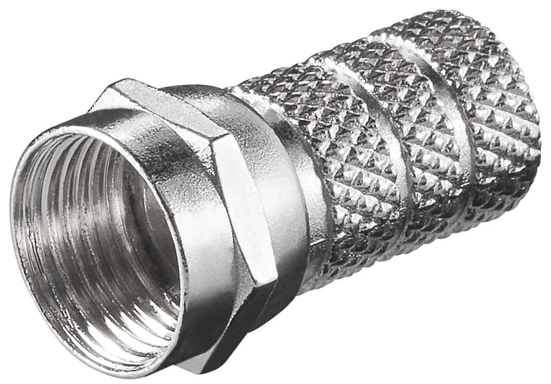 Connettore ad Avvitamento F Twist-on per Cavi 5,2 mm - Goobay IADAP SAT-028
