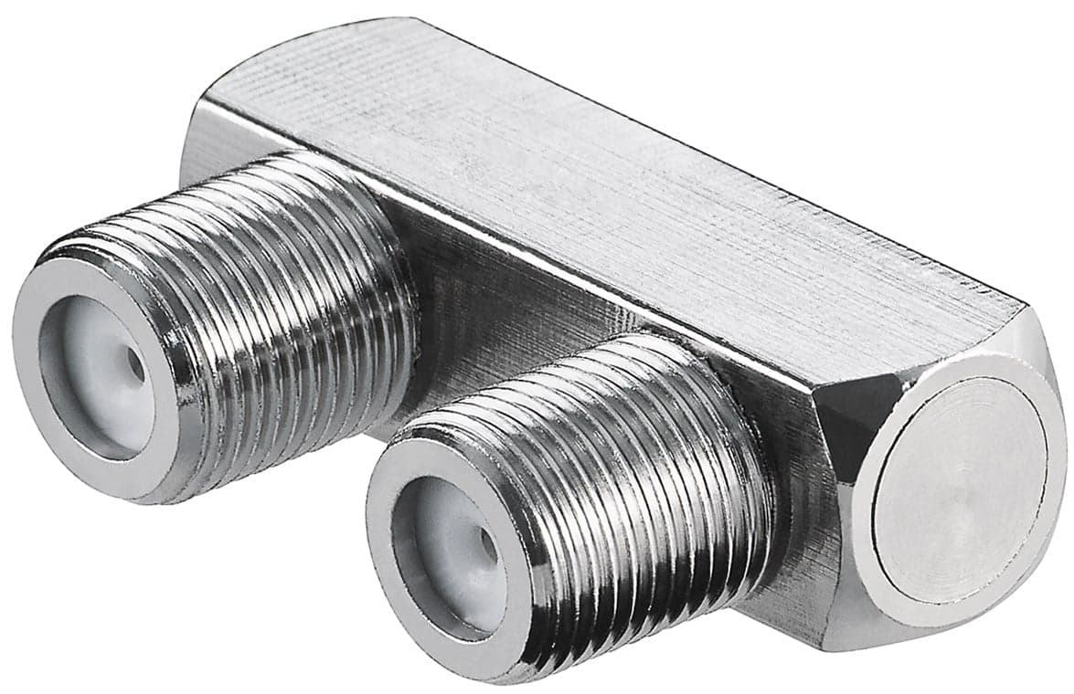 Connettore Coassiale F a U, F/F - Goobay IADAP SAT-031