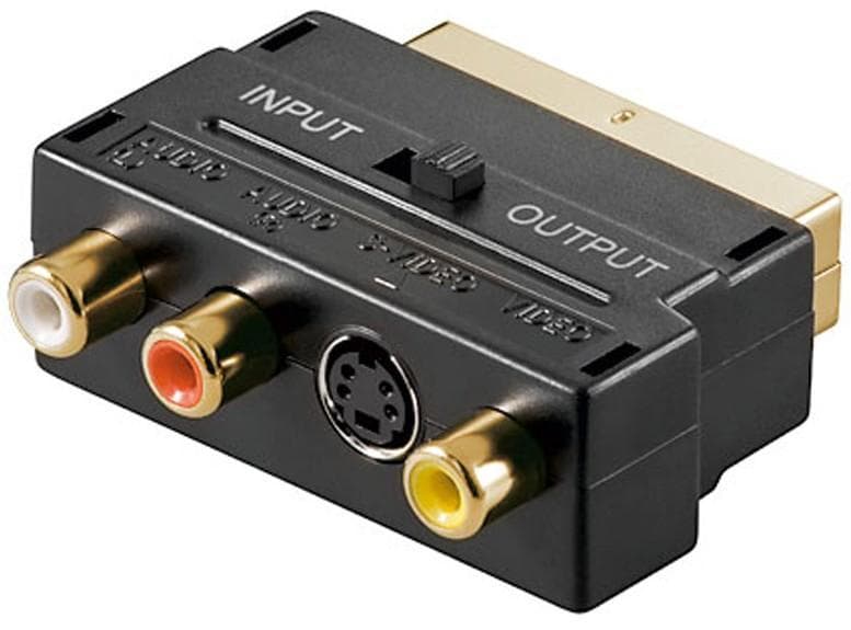 Adattatore Audio Video SCART a SVHS - Goobay IADAP SCART-RS
