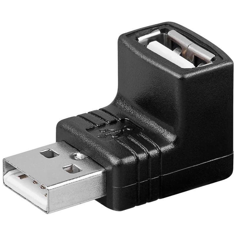 Adattatore USB A Maschio/Femmina 90° - Goobay IADAP USB-AF90