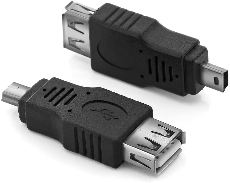 Adattatore USB A Femmina a Mini B Maschio - Manhattan IADAP USB-AF/5M