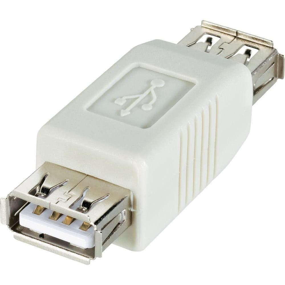 Adattatore USB-A Femmina a USB-A Femmina Bianco - Manhattan IADAP USB-A/A