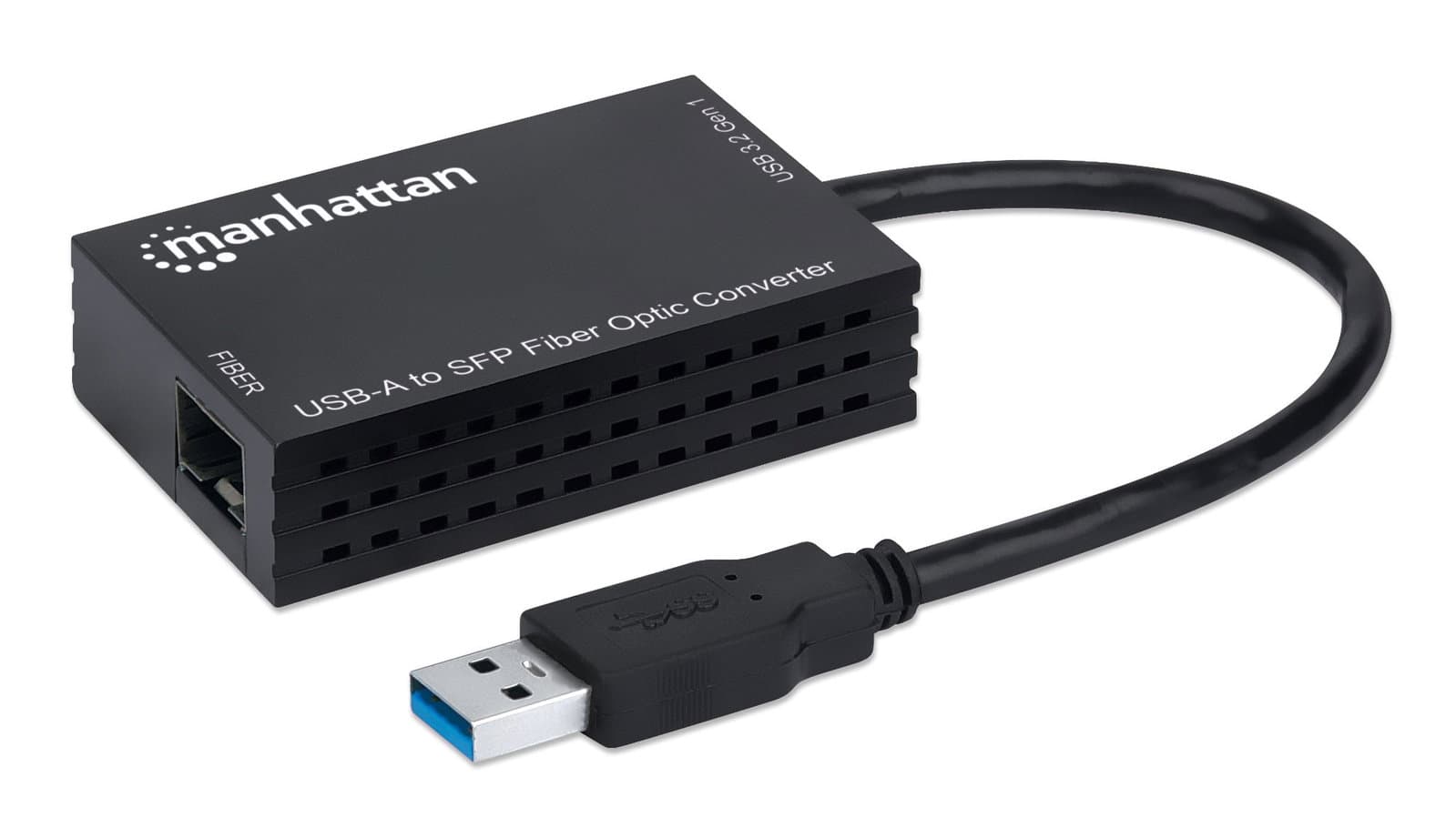 Convertitore USB-A a Fibra Ottica SFP 1000 Mbps - Manhattan IADAP USB-ETGIGASFP