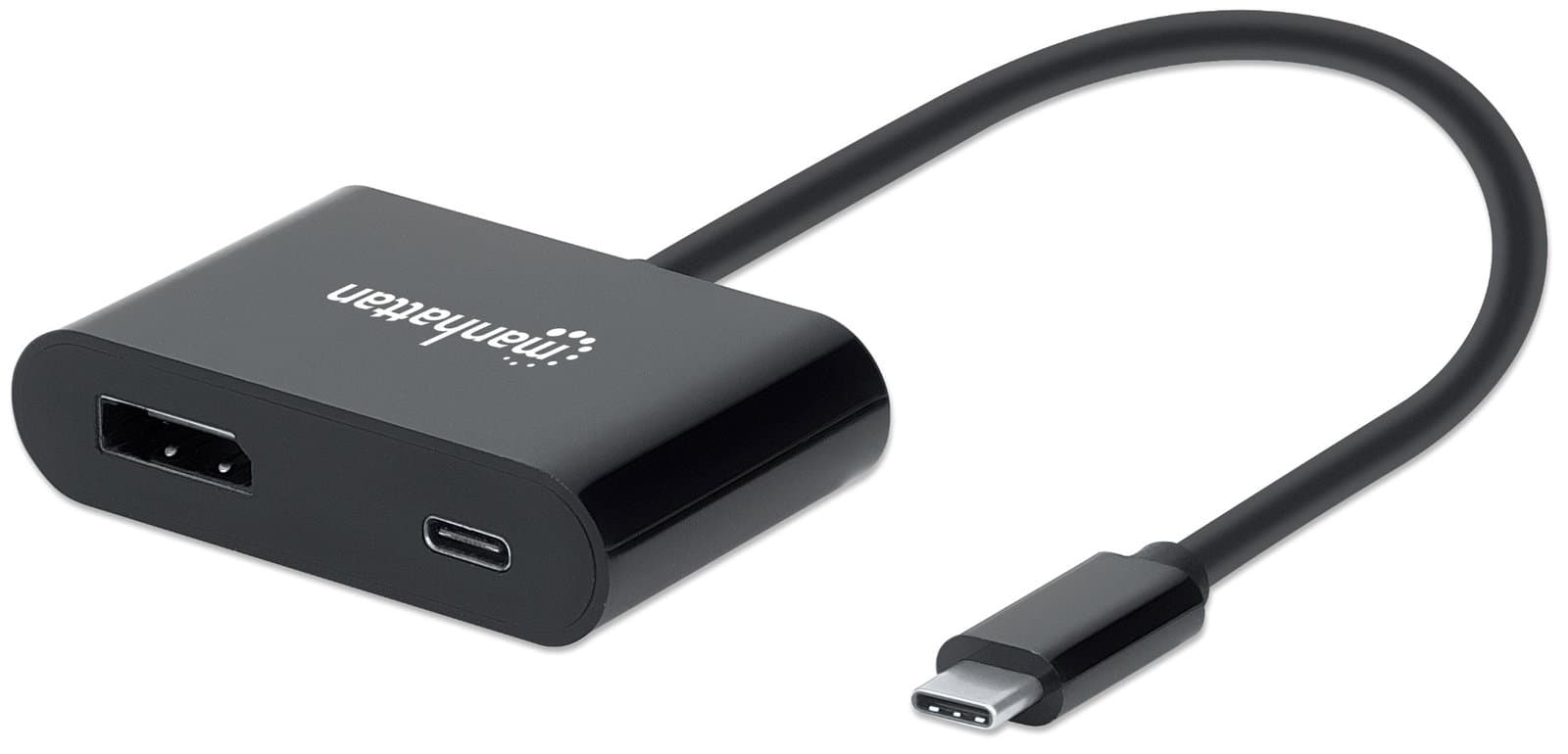 Adattatore Convertitore USB-C M a DisplayPort F con Power Delivery - Manhattan IADAP USB31-DP60M