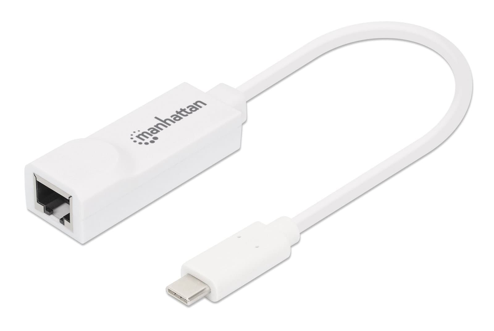 Adattatore Convertitore USB 3.2 Gen 1 da USB-C a Rete Gigabit RJ45 - Manhattan IADAP USB31-ETGIGAM