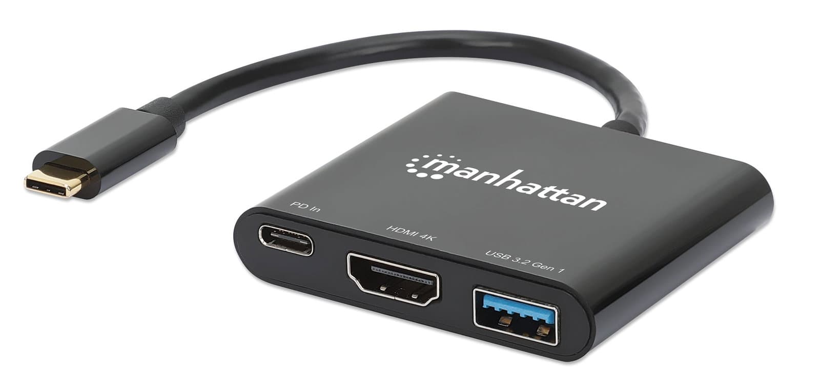 Docking Station USB-C a HDMI 3-in-1 con PD - Manhattan IADAP USB31-HDMIP2