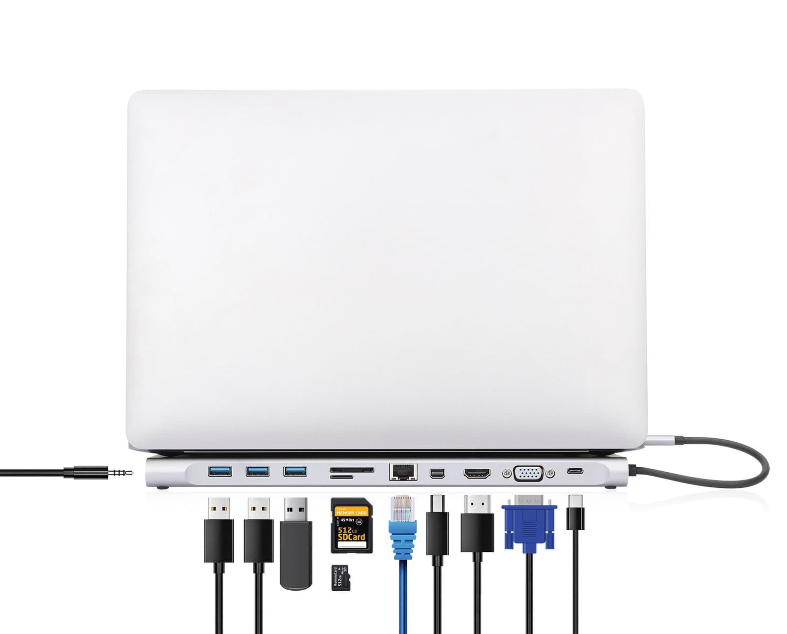 Docking Station USB-C 11-in-1 triplo monitor MST - Manhattan IADAP USB31-MULTI4