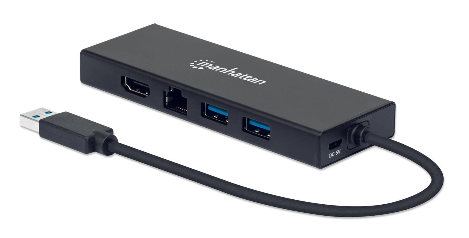 Adattatore SuperSpeed USB Multiporta Doppio Monitor - Manhattan IADAP USB31-PD846