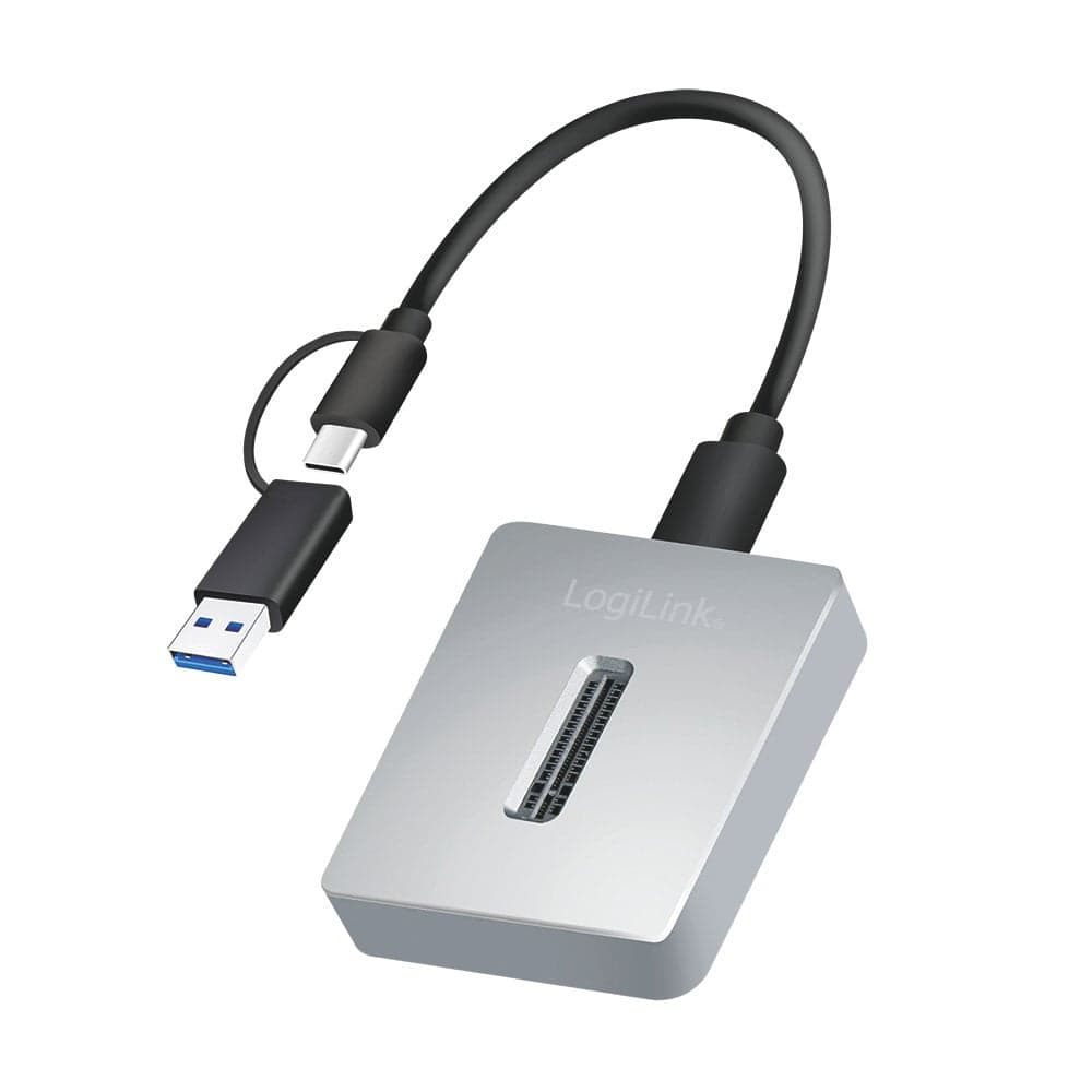 Docking Station per SSD M.2 NVMe (PCIe) USB 3.2 Gen 2, Silver - Logilink IADAP USB32-QKNVME