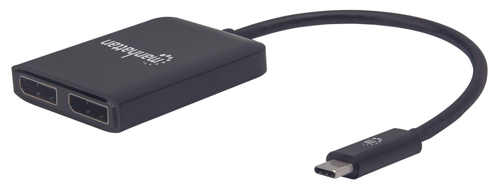 Adattatore USB-C a 2x DisplayPort Hub MST - Manhattan IADAP USBC-DP2H