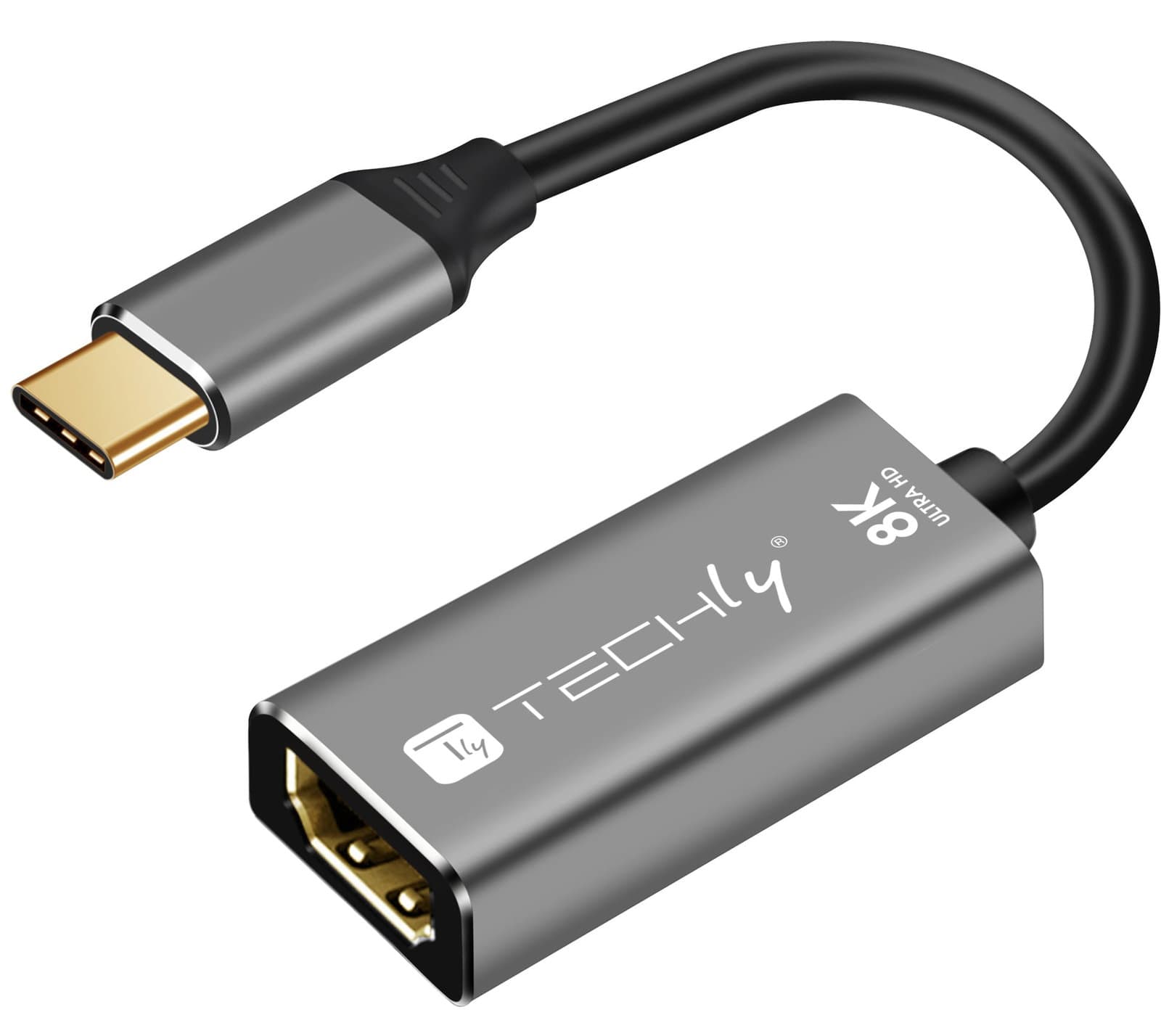 Adattatore USB-C 3.2 a HDMI 2.1 8K@60Hz 15 cm - Techly IADAP USBC-HDMI8