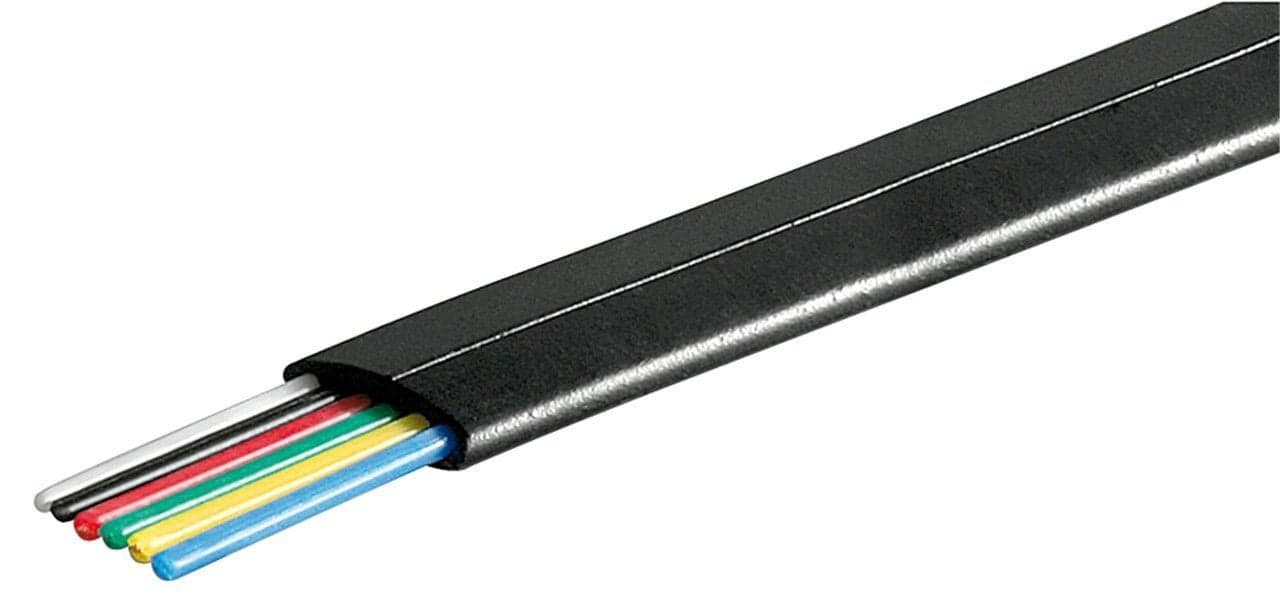 Cavo Telefonico 6 poli 100m Nero - Intellinet IAWG 26-6-100-B