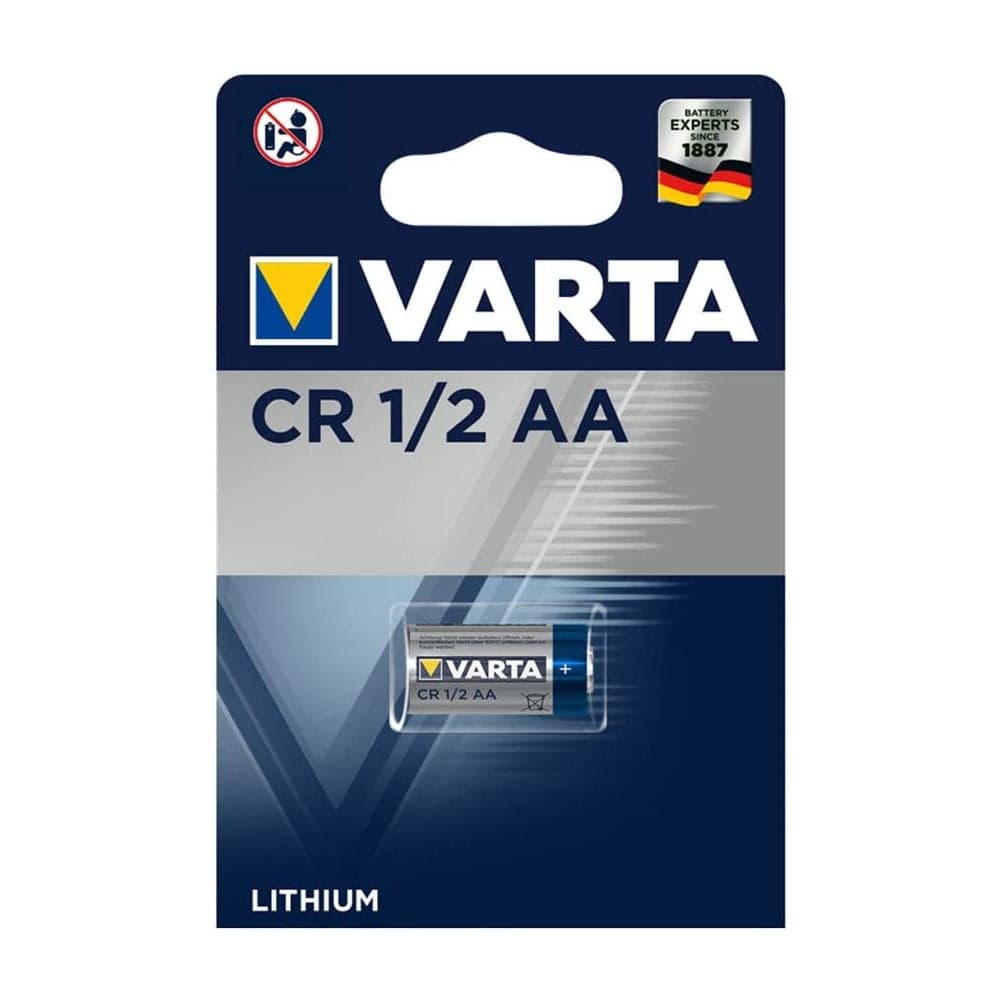 Blister 1 Batteria 3V Litio CR 1/2 AA 6127 - Varta IBT-KVR-CR1/2AA