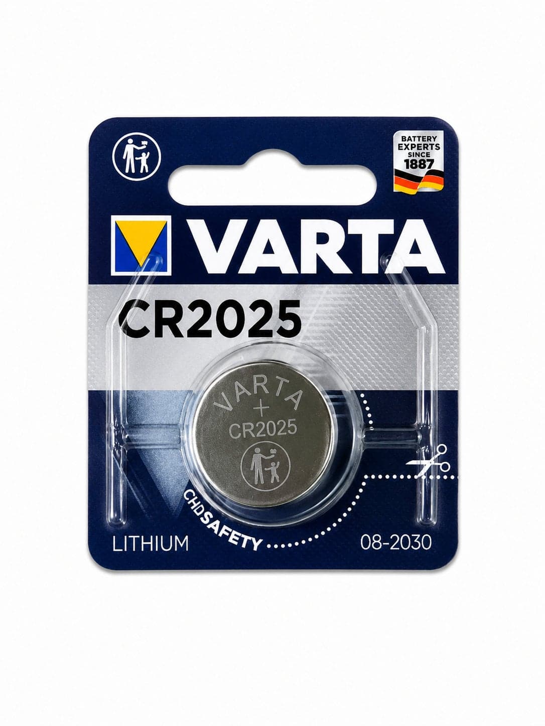 Batteria a bottone Litio CR2025 (blister 1 pz) - Varta IBT-KVT2025