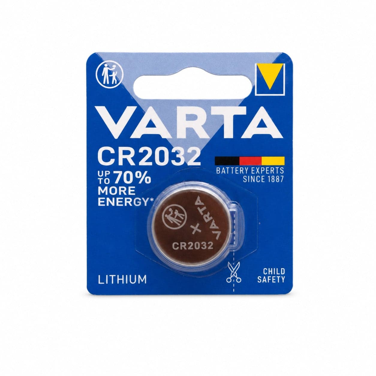 Batteria a bottone Litio CR2032 (blister 1 pz) - Varta IBT-KVT2032