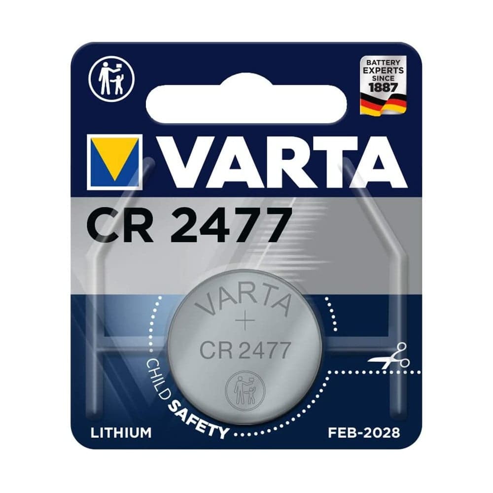 Blister 1 Batteria 3V Litio CR 2477 - Varta IBT-KVT2477